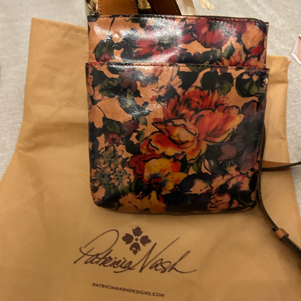 Patricia Nash floral crossbody